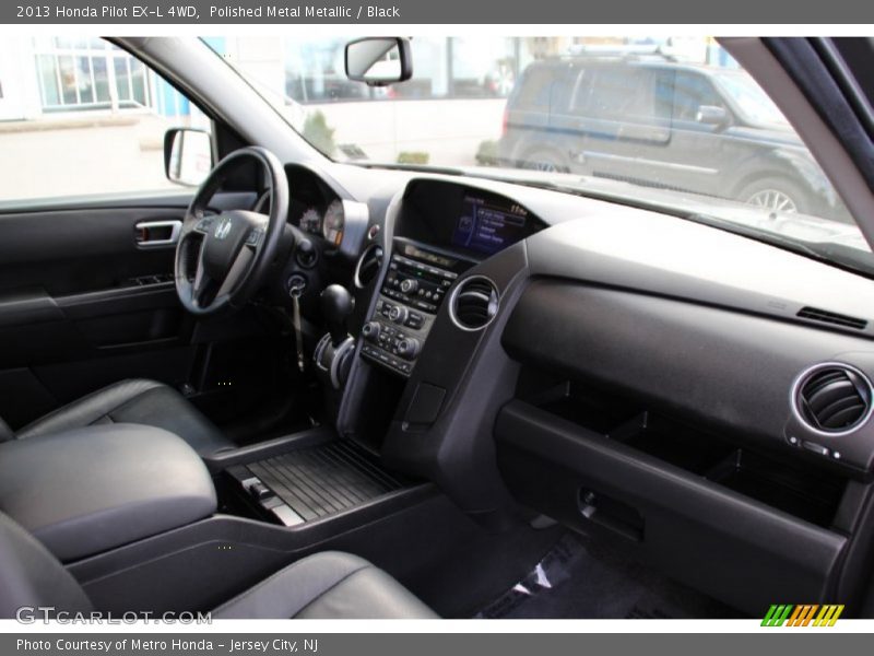 Polished Metal Metallic / Black 2013 Honda Pilot EX-L 4WD