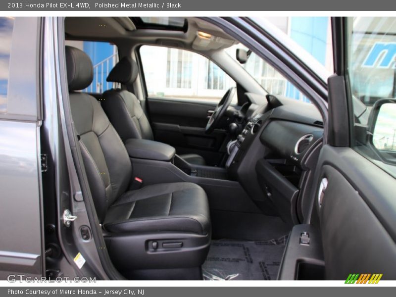 Polished Metal Metallic / Black 2013 Honda Pilot EX-L 4WD