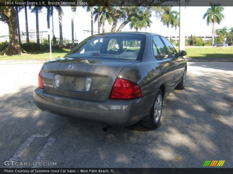 Bronze Shimmer / Sage 2004 Nissan Sentra 1.8