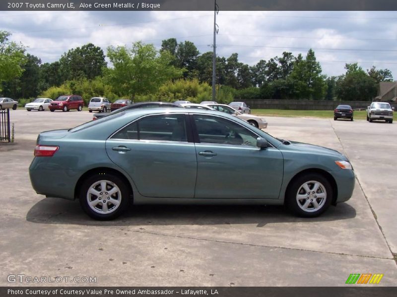 Aloe Green Metallic / Bisque 2007 Toyota Camry LE