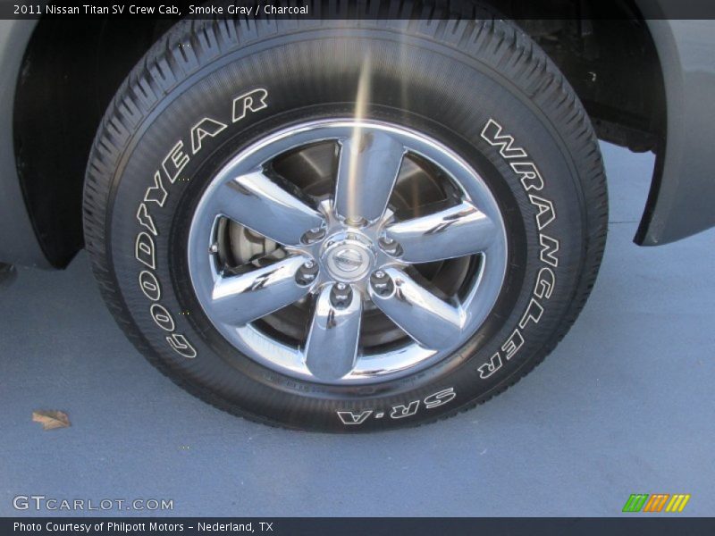 Smoke Gray / Charcoal 2011 Nissan Titan SV Crew Cab