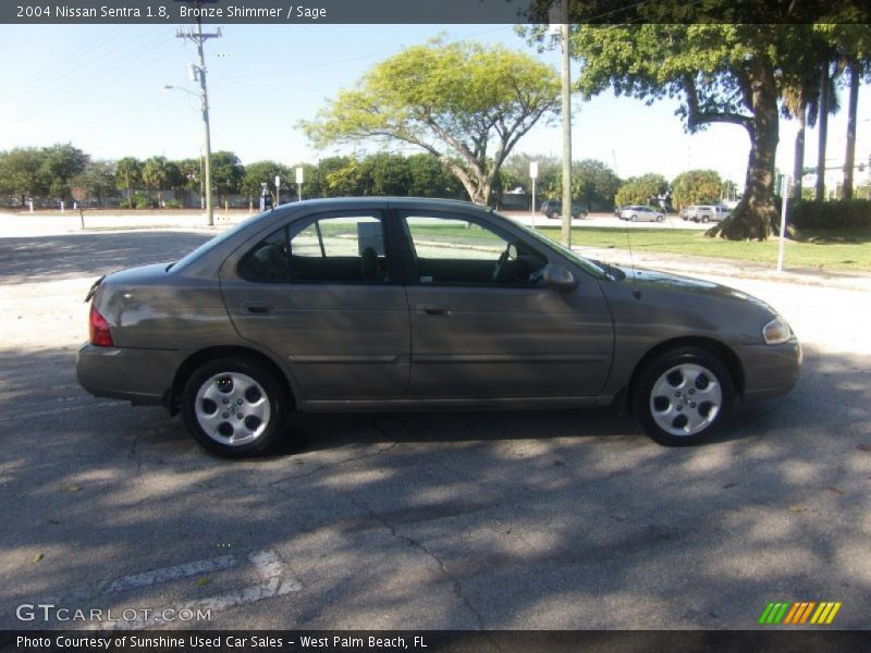 Bronze Shimmer / Sage 2004 Nissan Sentra 1.8