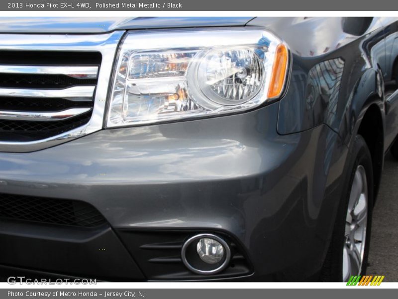 Polished Metal Metallic / Black 2013 Honda Pilot EX-L 4WD