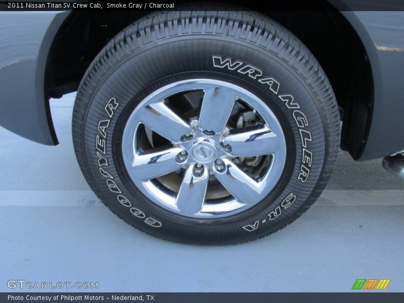 Smoke Gray / Charcoal 2011 Nissan Titan SV Crew Cab