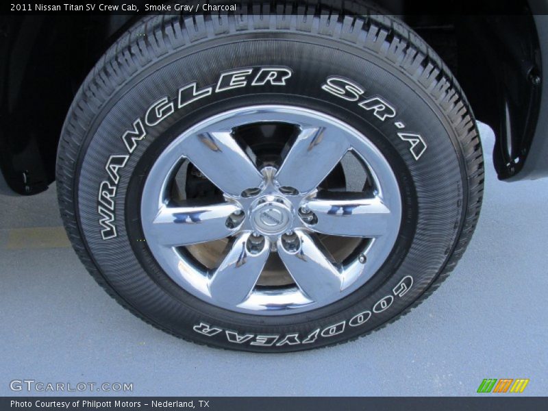 Smoke Gray / Charcoal 2011 Nissan Titan SV Crew Cab