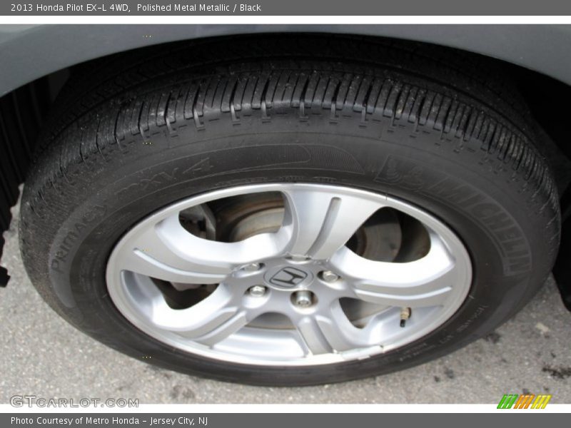 Polished Metal Metallic / Black 2013 Honda Pilot EX-L 4WD