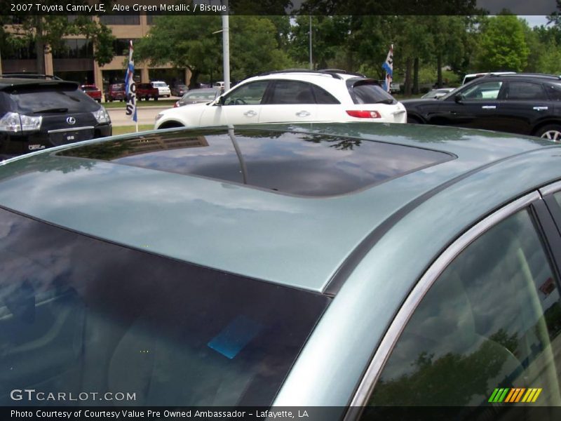 Aloe Green Metallic / Bisque 2007 Toyota Camry LE