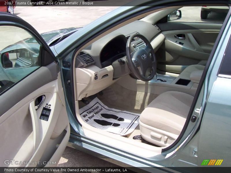 Aloe Green Metallic / Bisque 2007 Toyota Camry LE