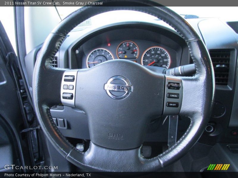 Smoke Gray / Charcoal 2011 Nissan Titan SV Crew Cab