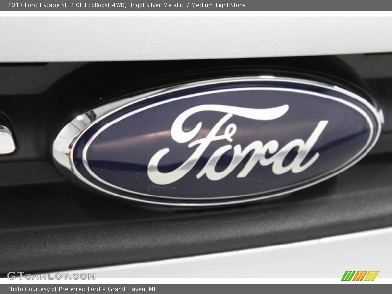 Ingot Silver Metallic / Medium Light Stone 2013 Ford Escape SE 2.0L EcoBoost 4WD