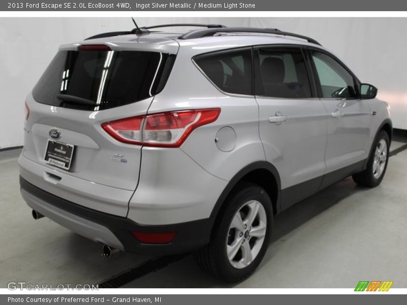 Ingot Silver Metallic / Medium Light Stone 2013 Ford Escape SE 2.0L EcoBoost 4WD
