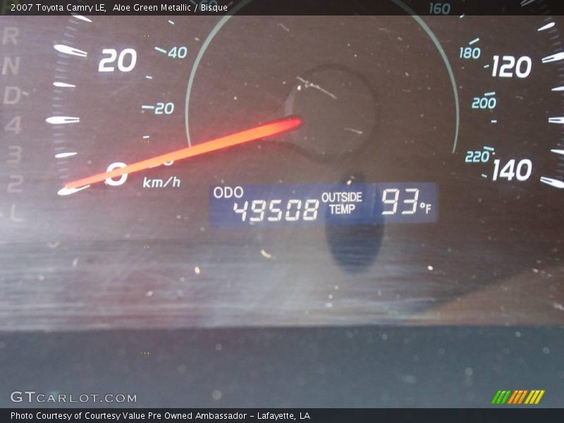 Aloe Green Metallic / Bisque 2007 Toyota Camry LE