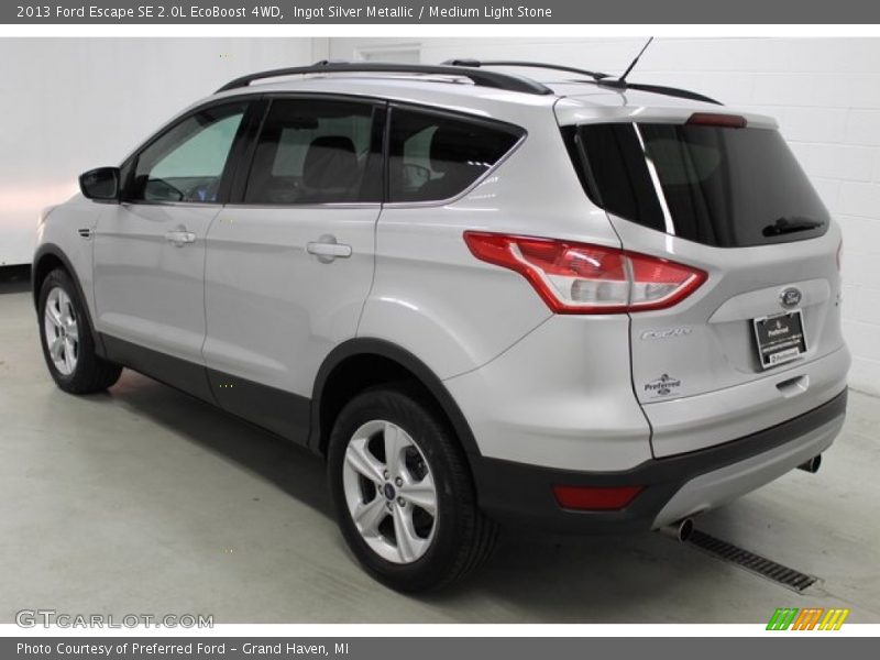 Ingot Silver Metallic / Medium Light Stone 2013 Ford Escape SE 2.0L EcoBoost 4WD
