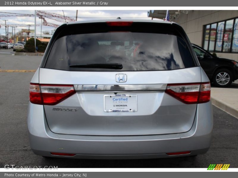 Alabaster Silver Metallic / Gray 2012 Honda Odyssey EX-L
