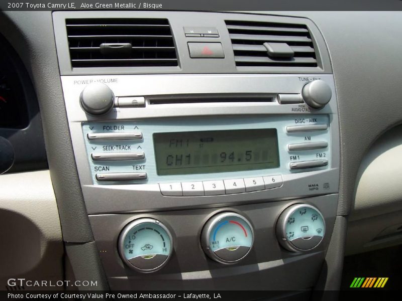 Aloe Green Metallic / Bisque 2007 Toyota Camry LE