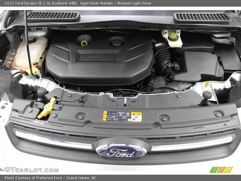 Ingot Silver Metallic / Medium Light Stone 2013 Ford Escape SE 2.0L EcoBoost 4WD