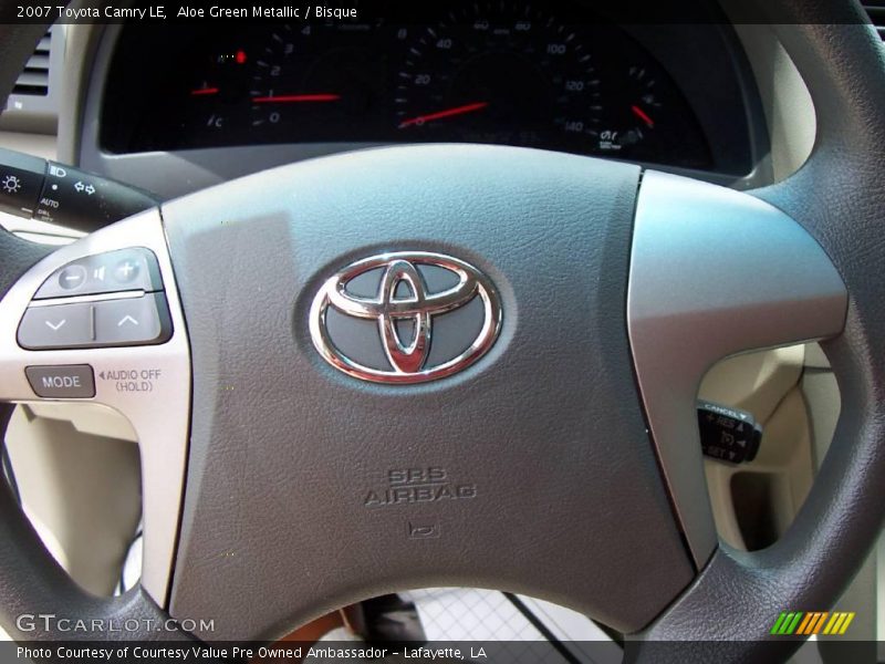 Aloe Green Metallic / Bisque 2007 Toyota Camry LE