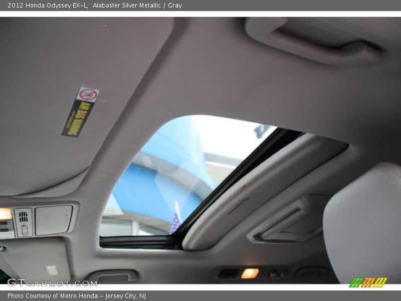 Alabaster Silver Metallic / Gray 2012 Honda Odyssey EX-L