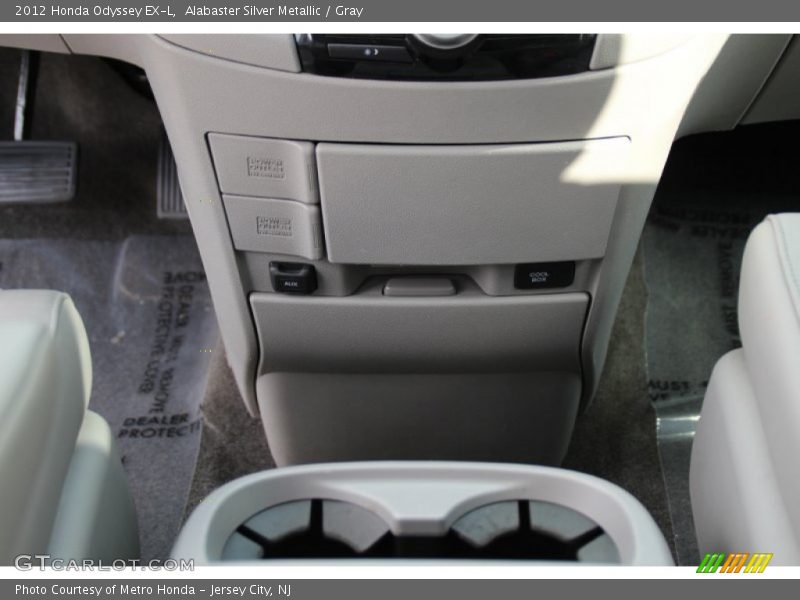 Alabaster Silver Metallic / Gray 2012 Honda Odyssey EX-L