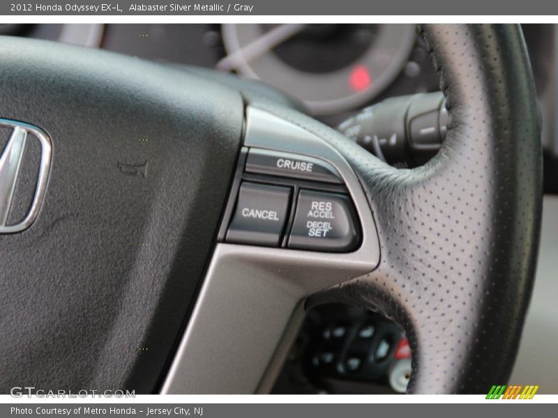 Alabaster Silver Metallic / Gray 2012 Honda Odyssey EX-L