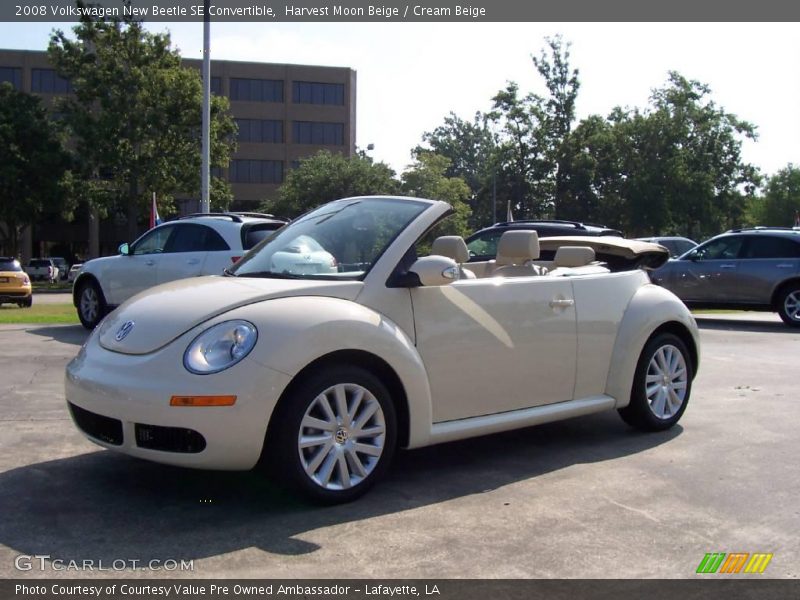 Harvest Moon Beige / Cream Beige 2008 Volkswagen New Beetle SE Convertible