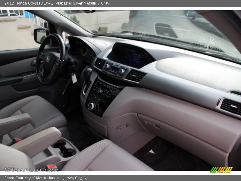 Alabaster Silver Metallic / Gray 2012 Honda Odyssey EX-L