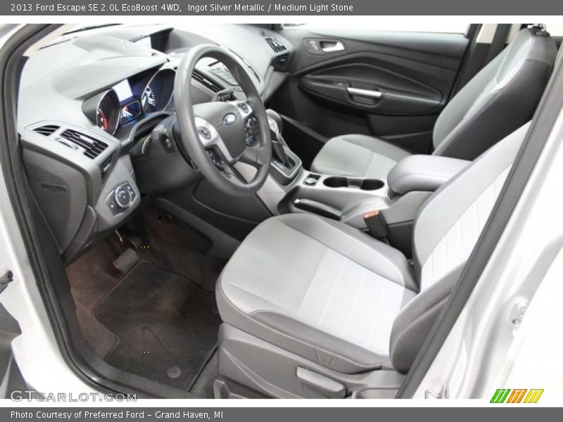 Ingot Silver Metallic / Medium Light Stone 2013 Ford Escape SE 2.0L EcoBoost 4WD