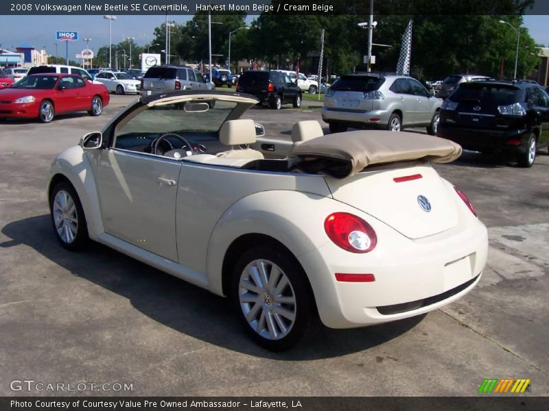 Harvest Moon Beige / Cream Beige 2008 Volkswagen New Beetle SE Convertible