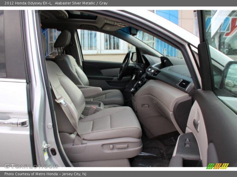 Alabaster Silver Metallic / Gray 2012 Honda Odyssey EX-L