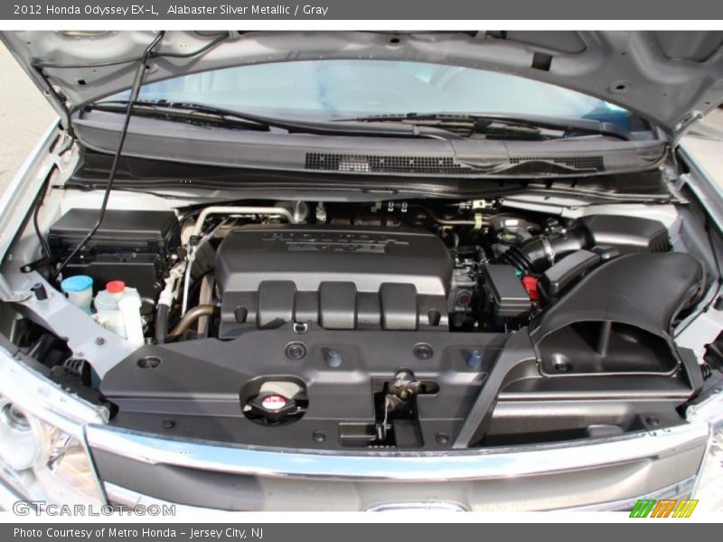 Alabaster Silver Metallic / Gray 2012 Honda Odyssey EX-L