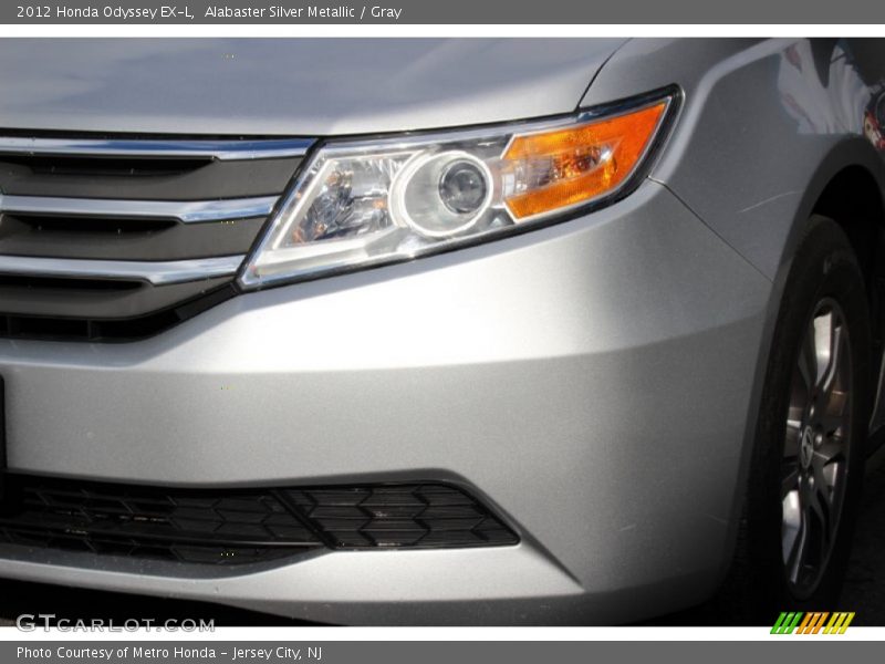 Alabaster Silver Metallic / Gray 2012 Honda Odyssey EX-L
