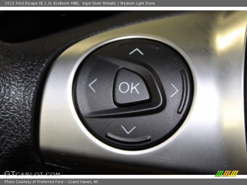 Ingot Silver Metallic / Medium Light Stone 2013 Ford Escape SE 2.0L EcoBoost 4WD