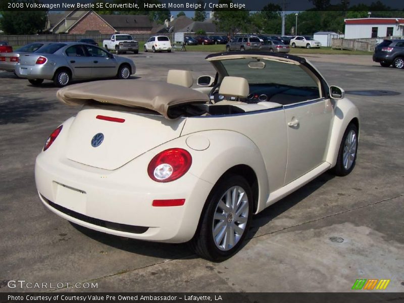 Harvest Moon Beige / Cream Beige 2008 Volkswagen New Beetle SE Convertible