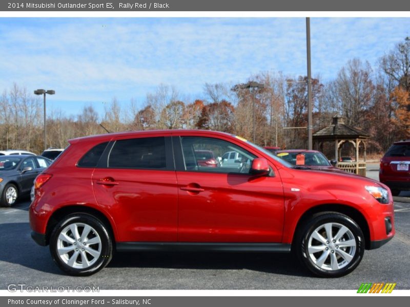 Rally Red / Black 2014 Mitsubishi Outlander Sport ES