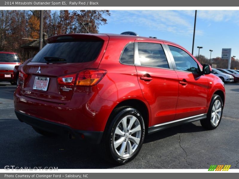 Rally Red / Black 2014 Mitsubishi Outlander Sport ES