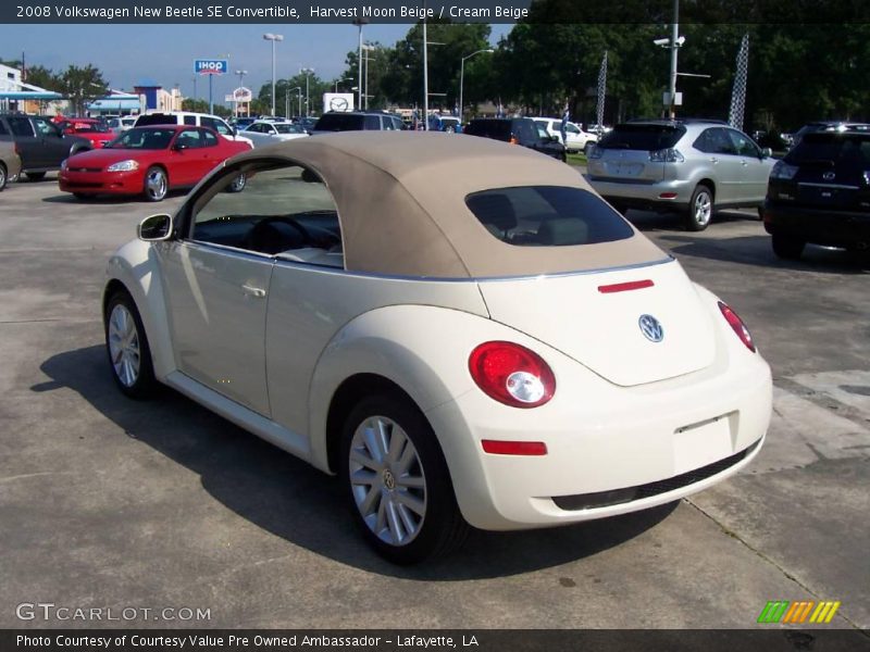 Harvest Moon Beige / Cream Beige 2008 Volkswagen New Beetle SE Convertible