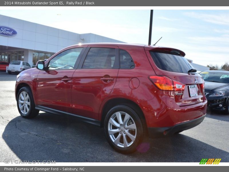 Rally Red / Black 2014 Mitsubishi Outlander Sport ES