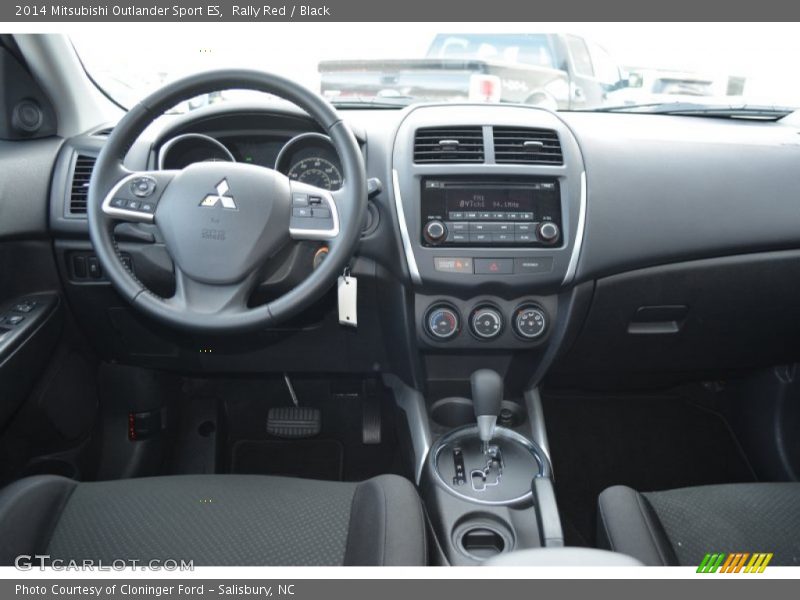 Rally Red / Black 2014 Mitsubishi Outlander Sport ES