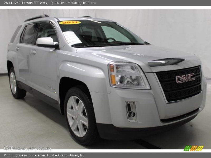 Quicksilver Metallic / Jet Black 2011 GMC Terrain SLT AWD