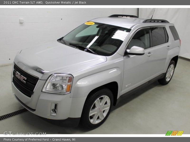 Quicksilver Metallic / Jet Black 2011 GMC Terrain SLT AWD