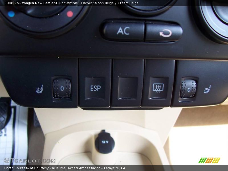 Harvest Moon Beige / Cream Beige 2008 Volkswagen New Beetle SE Convertible