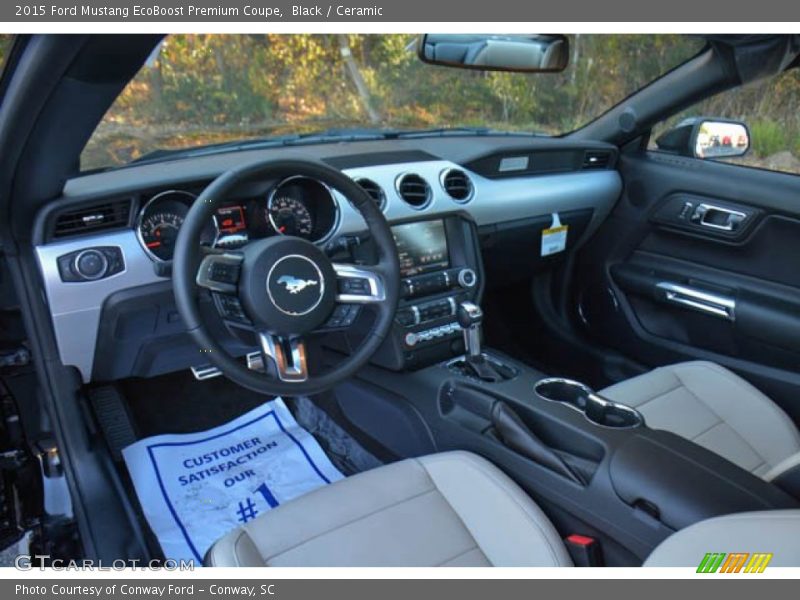 Ceramic Interior - 2015 Mustang EcoBoost Premium Coupe 