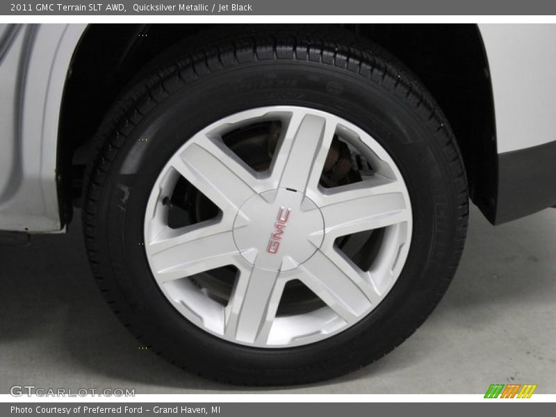 Quicksilver Metallic / Jet Black 2011 GMC Terrain SLT AWD