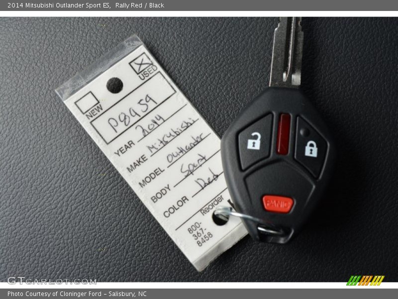 Rally Red / Black 2014 Mitsubishi Outlander Sport ES