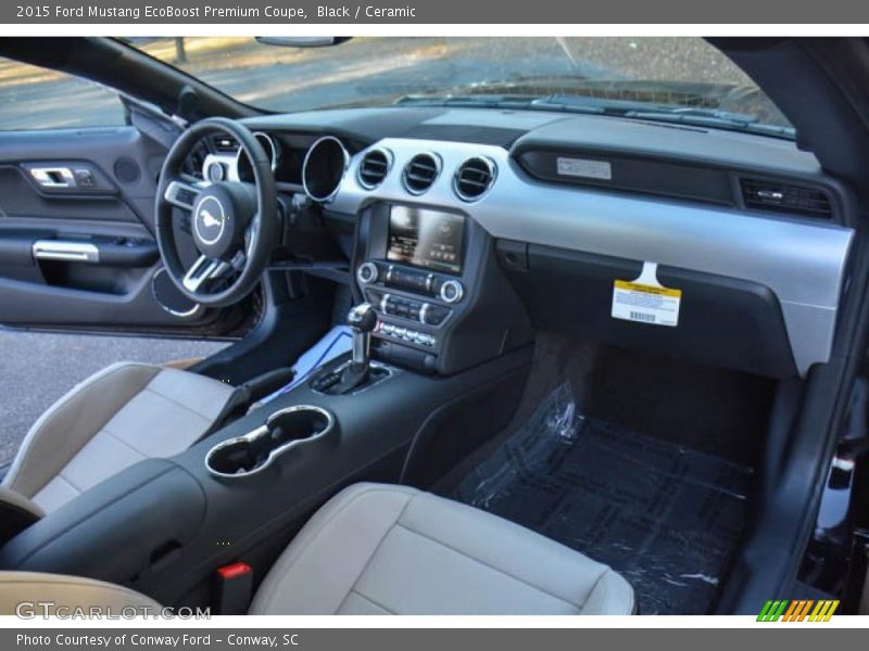 Dashboard of 2015 Mustang EcoBoost Premium Coupe