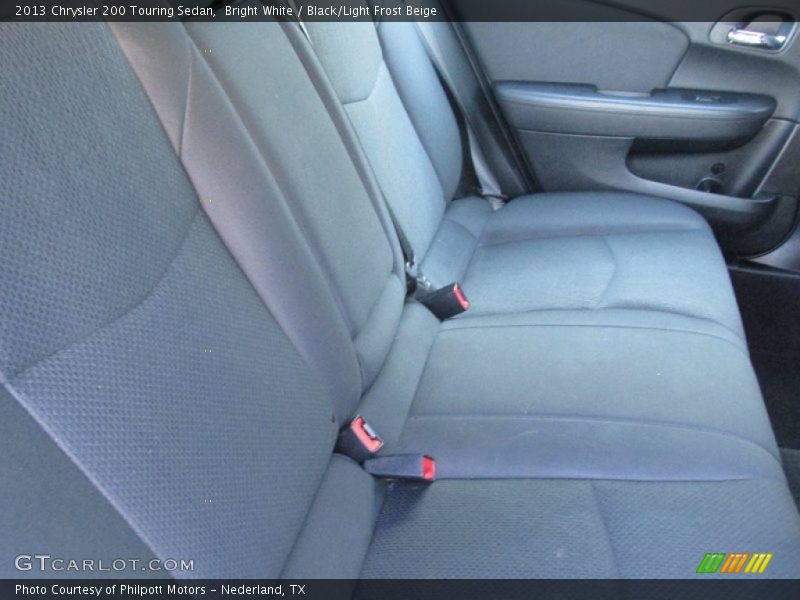 Bright White / Black/Light Frost Beige 2013 Chrysler 200 Touring Sedan