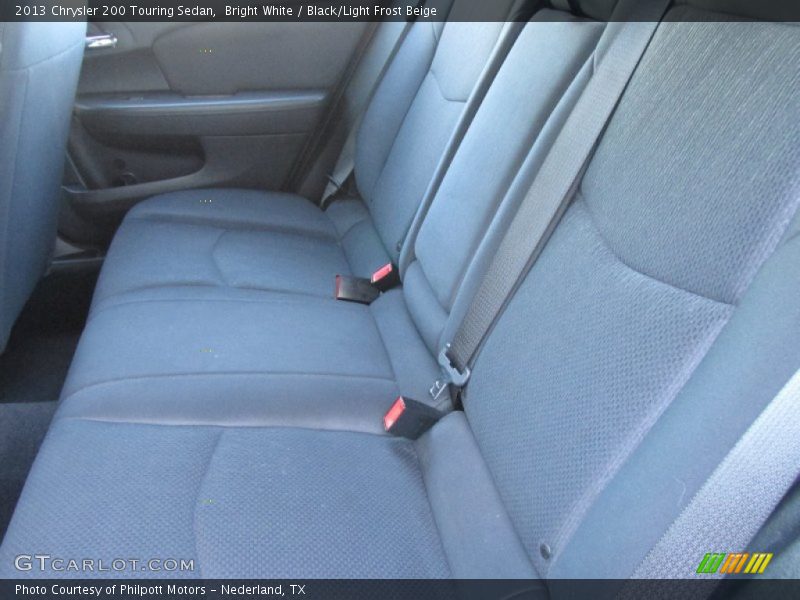 Bright White / Black/Light Frost Beige 2013 Chrysler 200 Touring Sedan