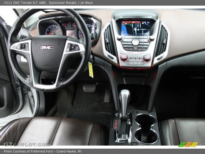 Quicksilver Metallic / Jet Black 2011 GMC Terrain SLT AWD