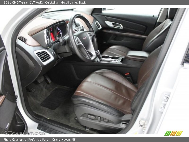Quicksilver Metallic / Jet Black 2011 GMC Terrain SLT AWD