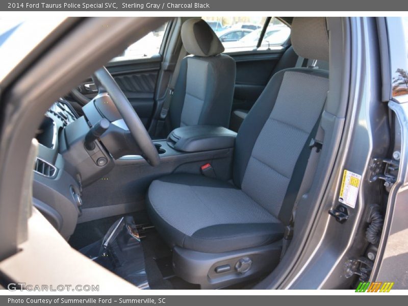 Front Seat of 2014 Taurus Police Special SVC